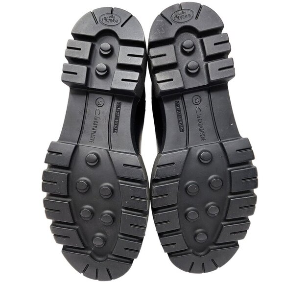 La Canadienne Black Leather Chelsea Boots Size 37 Made In Italy With Wellfleet L - Picture 3 of 11